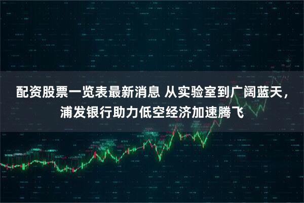 配资股票一览表最新消息 从实验室到广阔蓝天,浦发银行助力低空经济加速腾飞